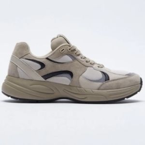 Zara contrasting chunky dad sneakers